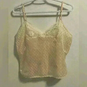 Vintage Undercover Wear Lace Camisole in Cream size large